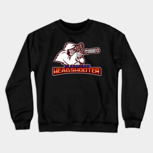 blacksnow headshooter Crewneck Sweatshirt